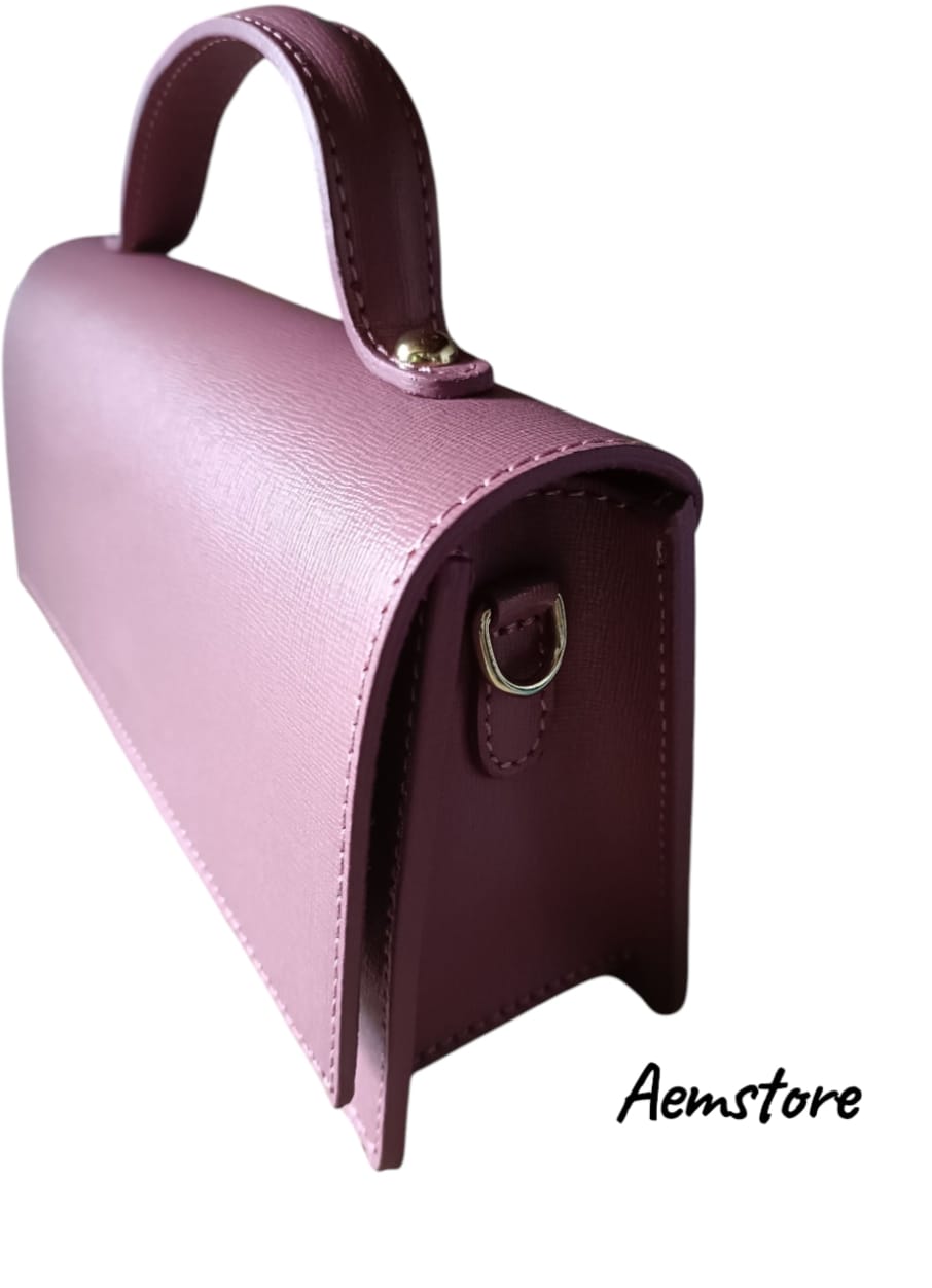 Borsa a bauletto vera pelle