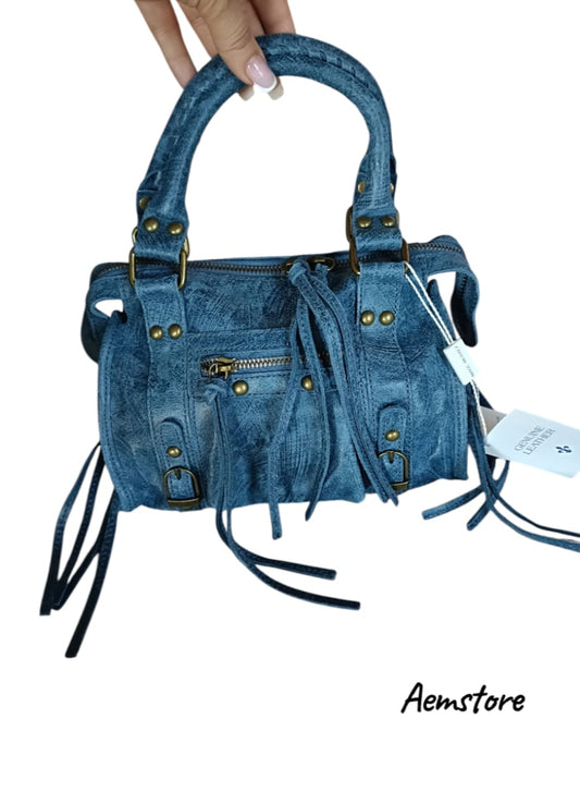 Borsa di vera pelle