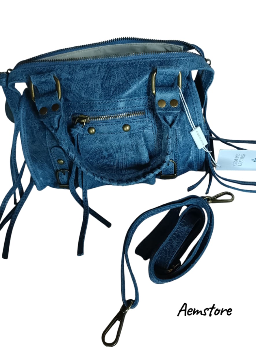 Borsa di vera pelle