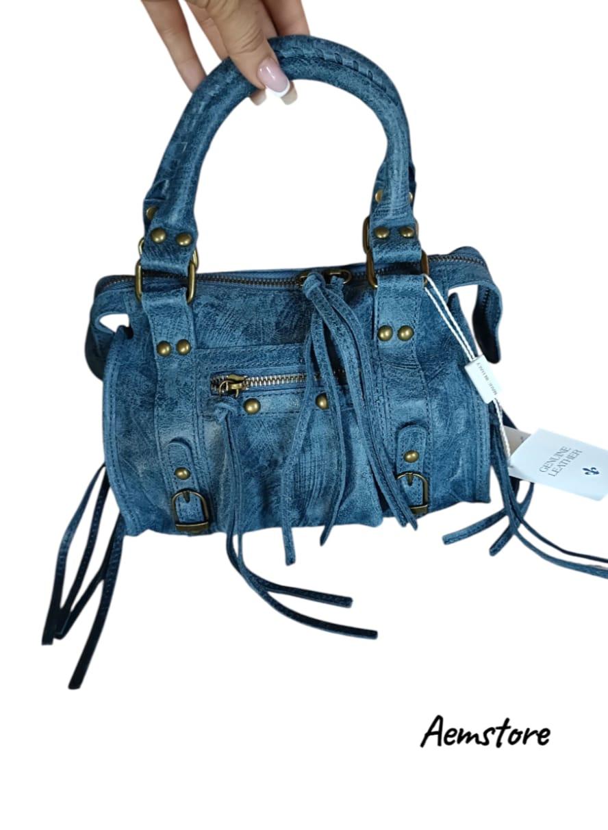 Borsa di vera pelle