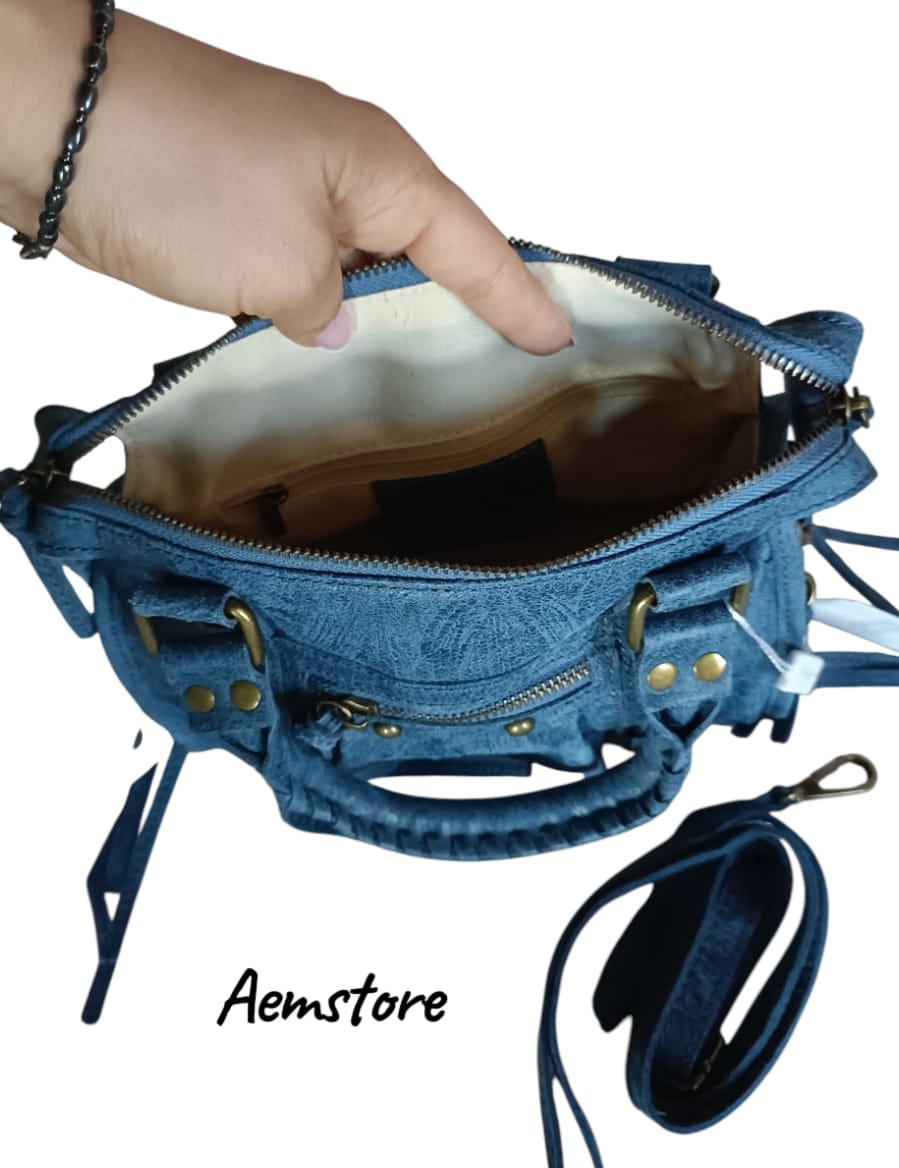 Borsa di vera pelle